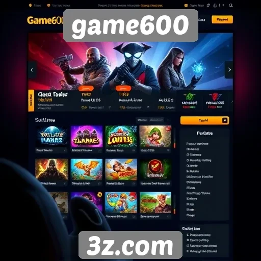 Análise da interface do site game600 e sua usabilidade